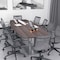 Skutchi Designs Boat Shaped 10 Person Conference Room Table, 46" W, 10 ft L, 29" H, Light Gray HAR-BOT-46X119-DOU-XD01 - alternate 2